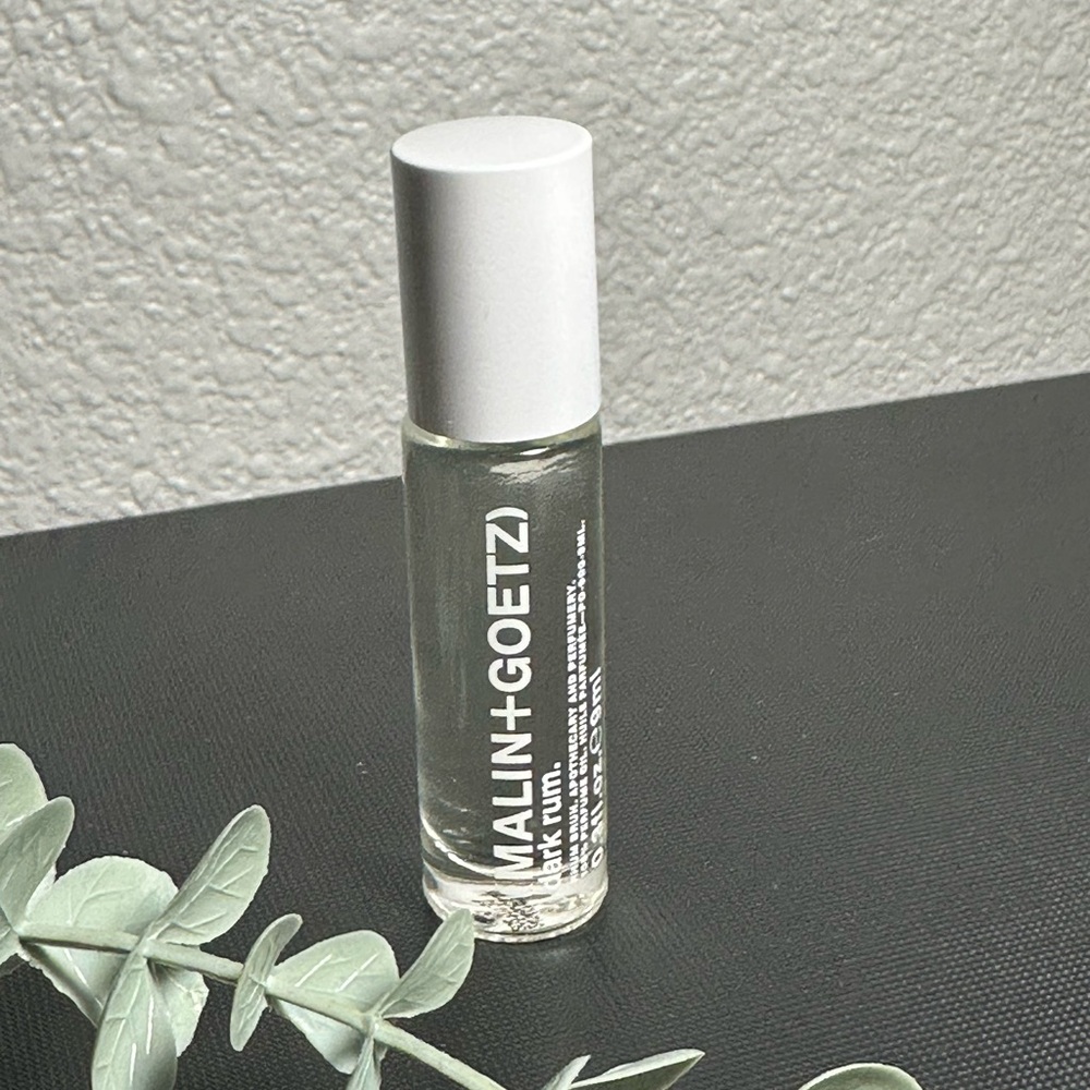 New Malin + Goetz Dark Rum Perfume Oil, 0.3 Fl.Oz. Roll On Vegan  Perfume oil